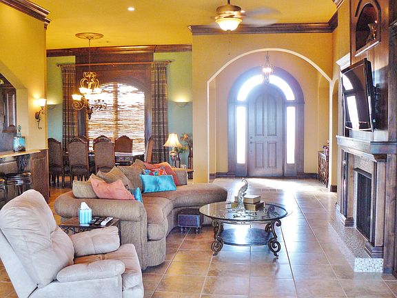 Living room, entry, dining