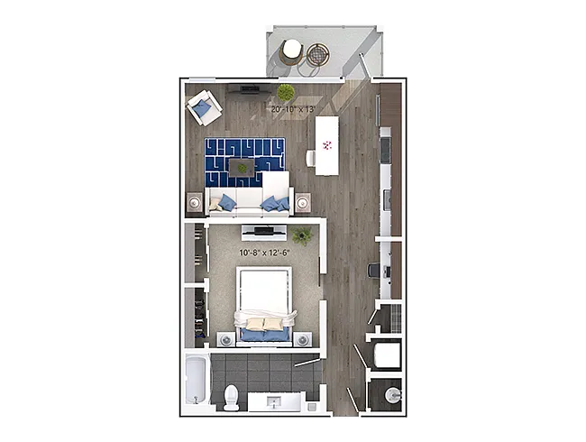 Floor plan Claire (A2b)