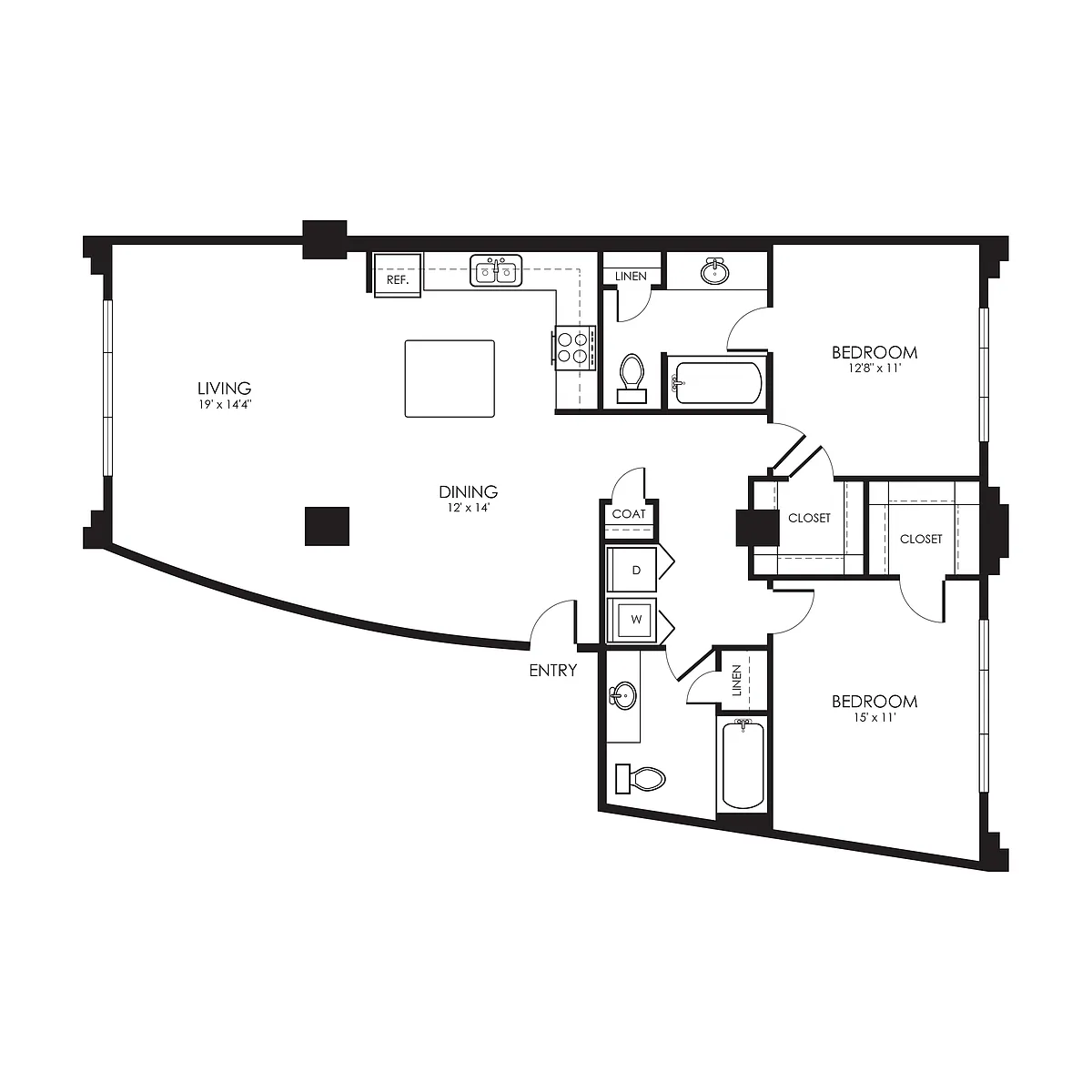 Floor plan B7LR