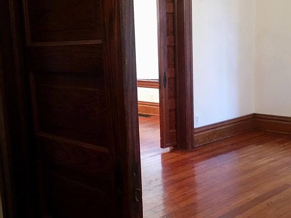 Foyer pocket door and living room
