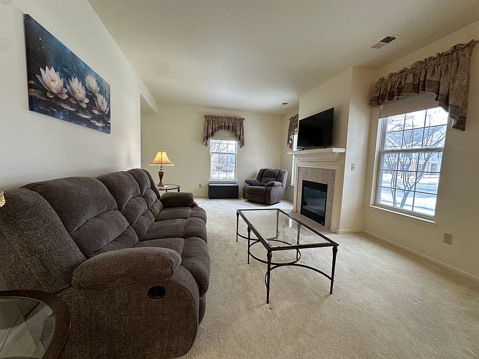 Snuggle up to this gas fireplace