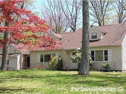 Front of house
						:
						Beautiful mostly wooded lot