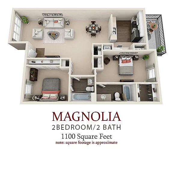 Floor plan Magnolia