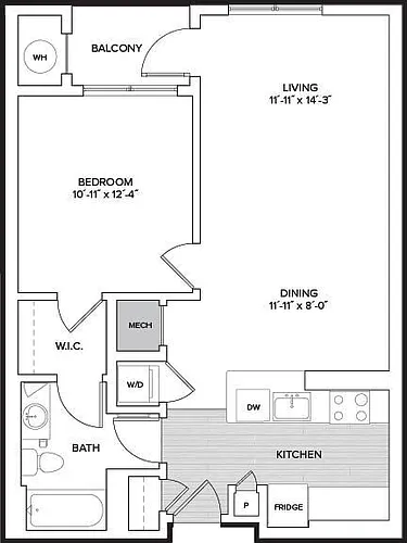 Floor plan 1C