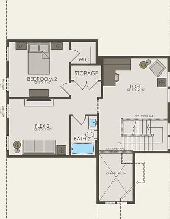 Second Floor 1 br 1 ba