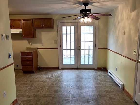 Dining Room with french doors to backyard