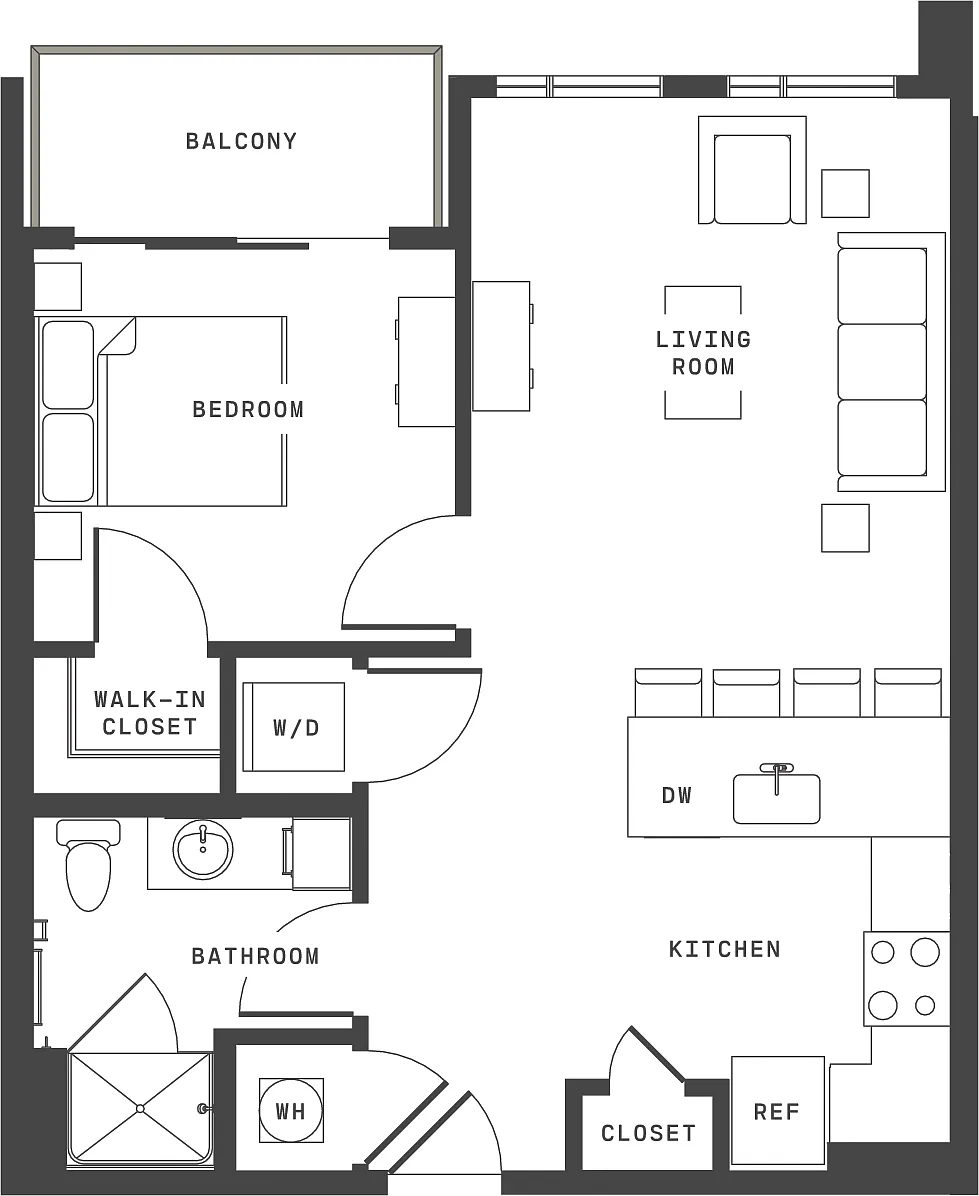 Floor plan A1aB