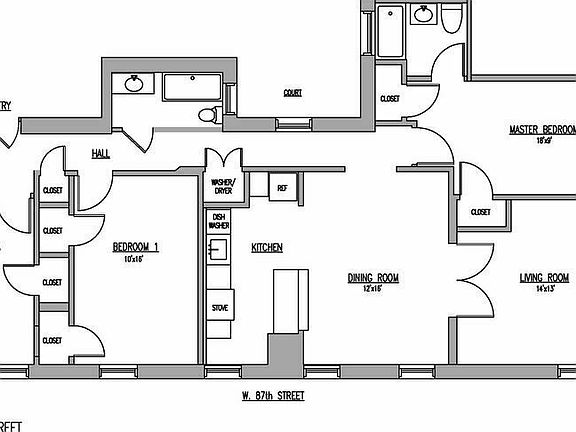 2nd image of 251 W 87th St APT 22