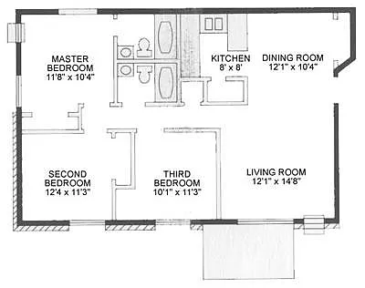 Floor plan Woodruff