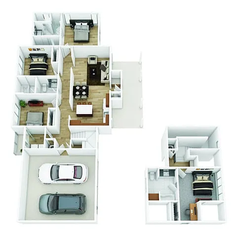 Floor plan 4 Garage