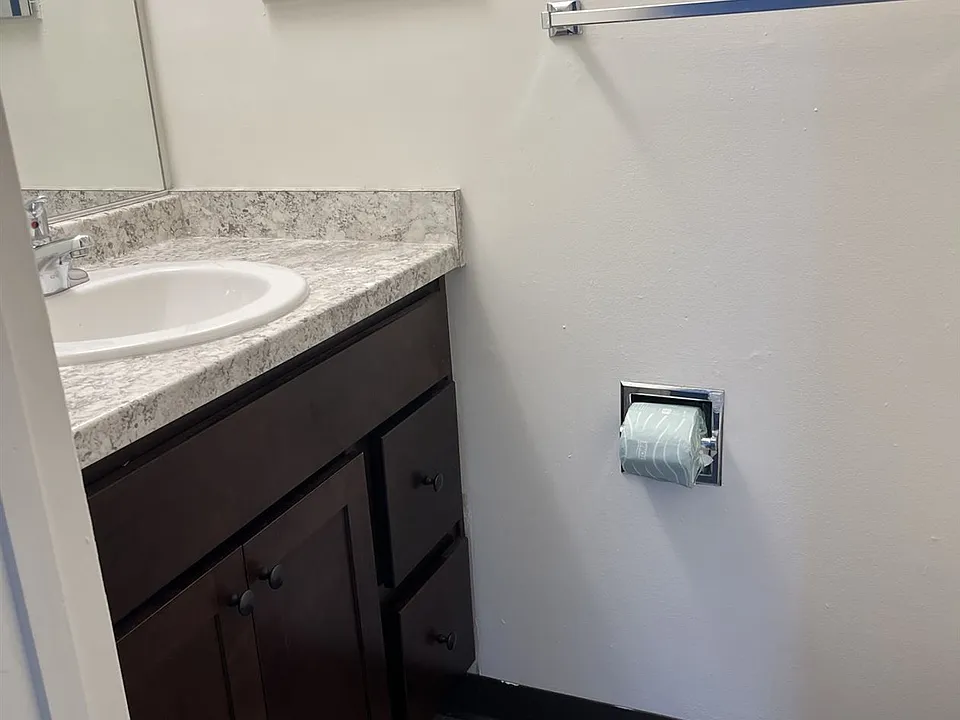 Half Bath on Lower Level