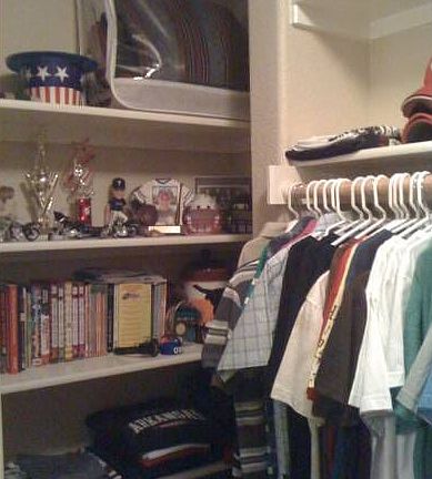 Built-In shelves/closets