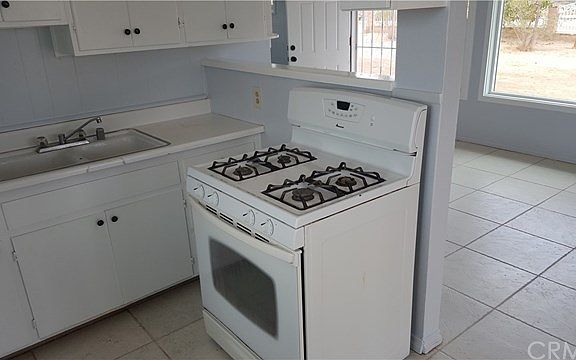 Freshly painted kitchen.