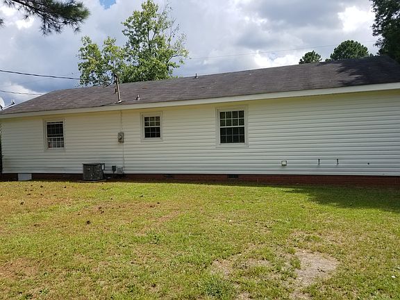 Vinyl siding on back of home