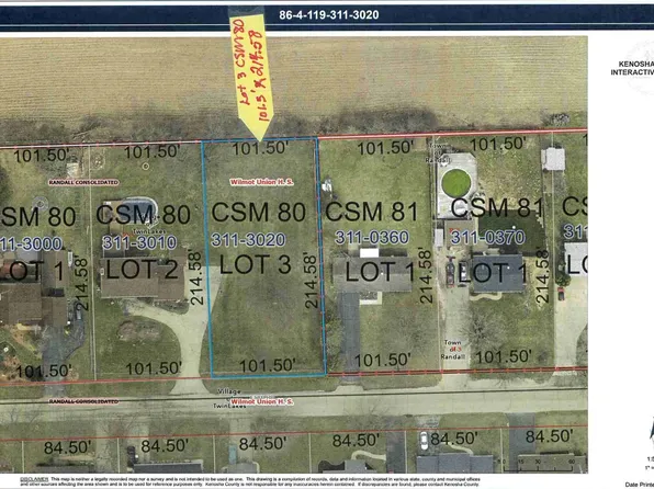 LOT 3 Esch Rd, Twin Lakes, WI 53181