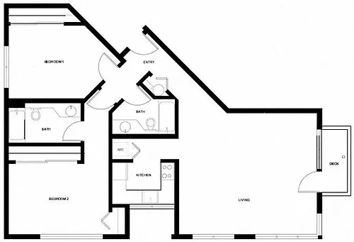 Floor plan 2x2 Large