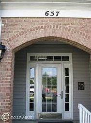Front door, secure with upgraded security system via coded e