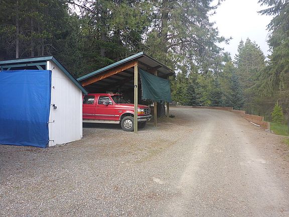 Driveway towards house