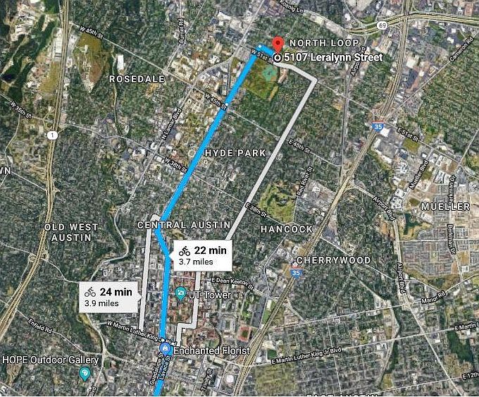 University of Texas bike ride 16 minutes