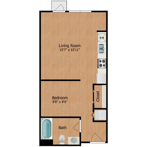 Floor plan The Chelsea