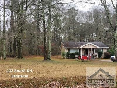 222 Booth Rd, Statham, GA, 30666