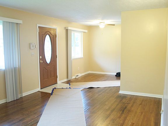 Front door, Foyer and Dining Room