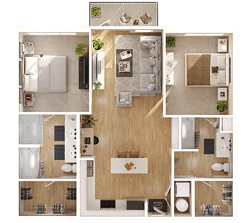 Floor plan B2