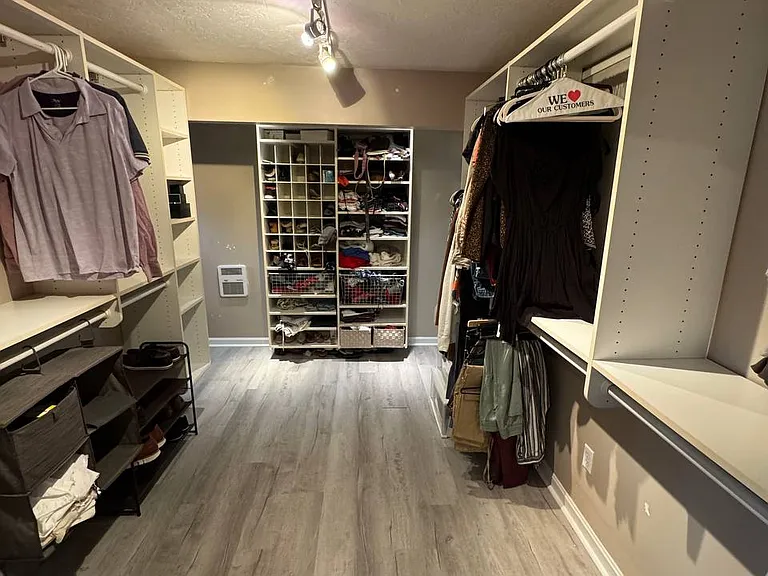 master large walk-in closet
