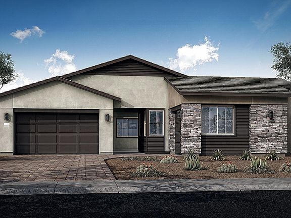 Knoll Plan Exterior Style A Ranch