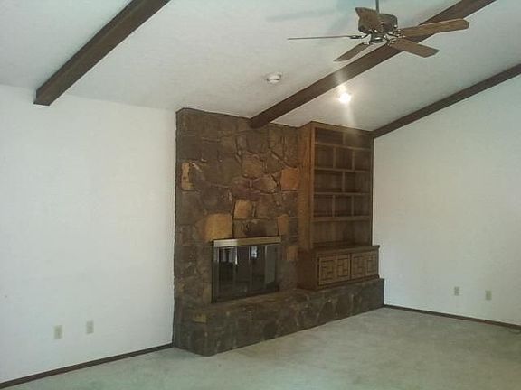 Fireplace in living room