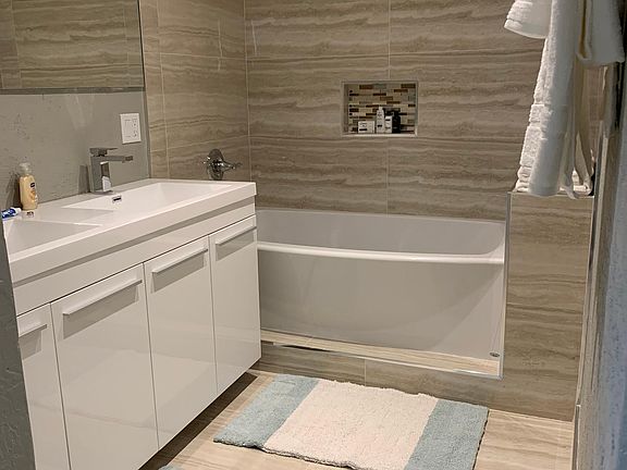 Soak here with a glass of wine after a long day