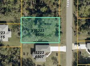 LOT 6 Teakwood St LOT 6, North Pt, FL 34288