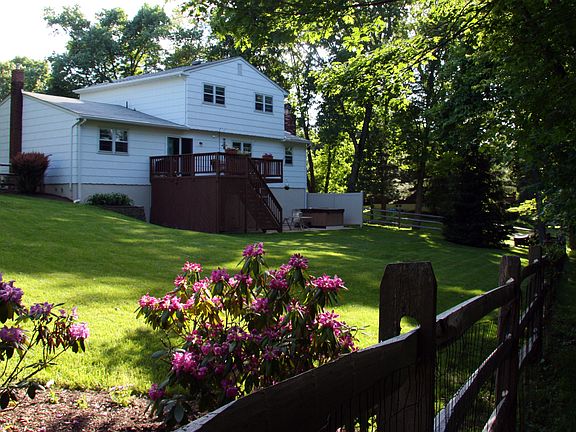 Back of the house and yard
