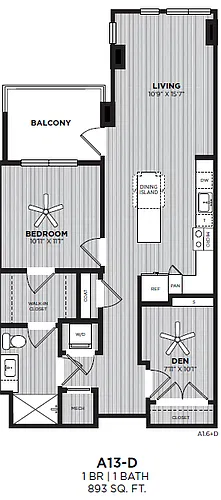 Floor plan A13-D