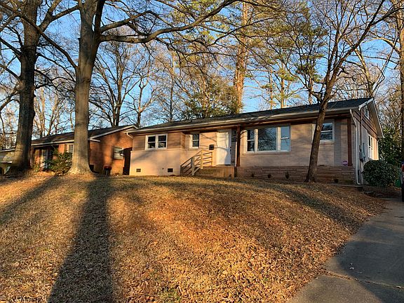 Large front yard set back from the street