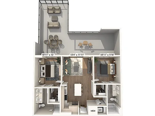 Floor plan B01-Scheme2