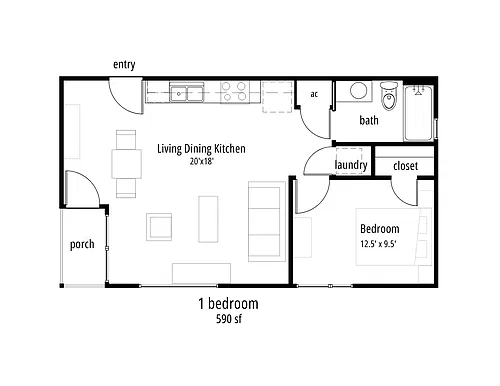Floor plan 1A