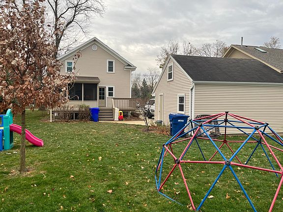 View of deck and back porch