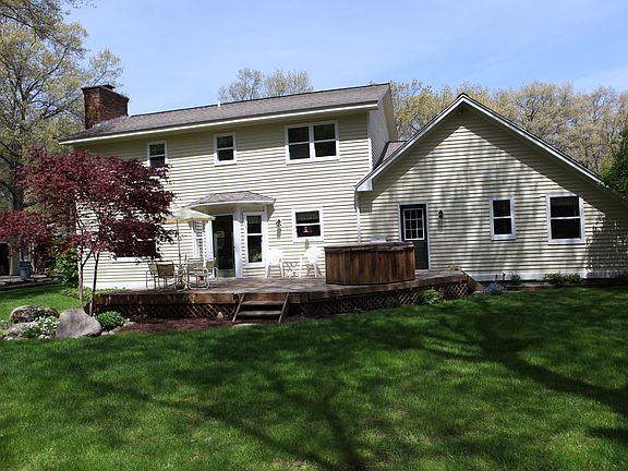 Back view from woods