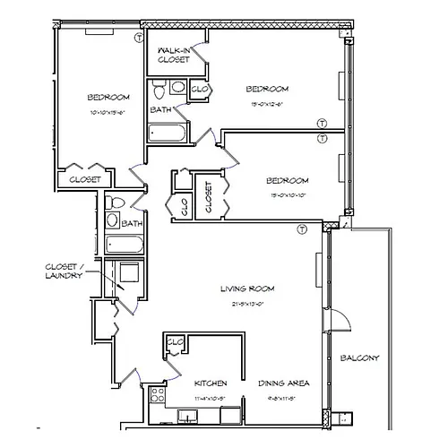 Floor plan C1