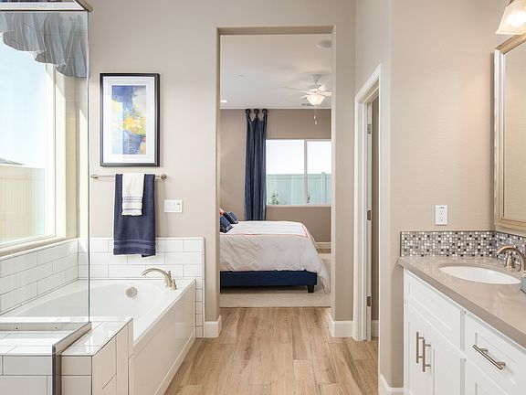 Owner s bath with tub shower