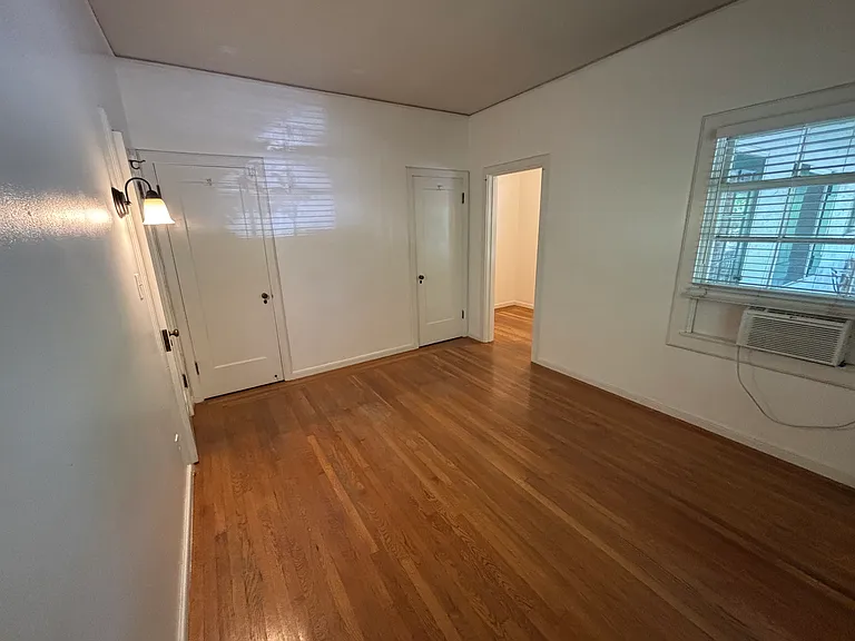 Bedroom with two closets