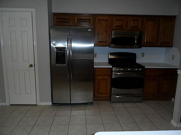Stainless steel appliances.