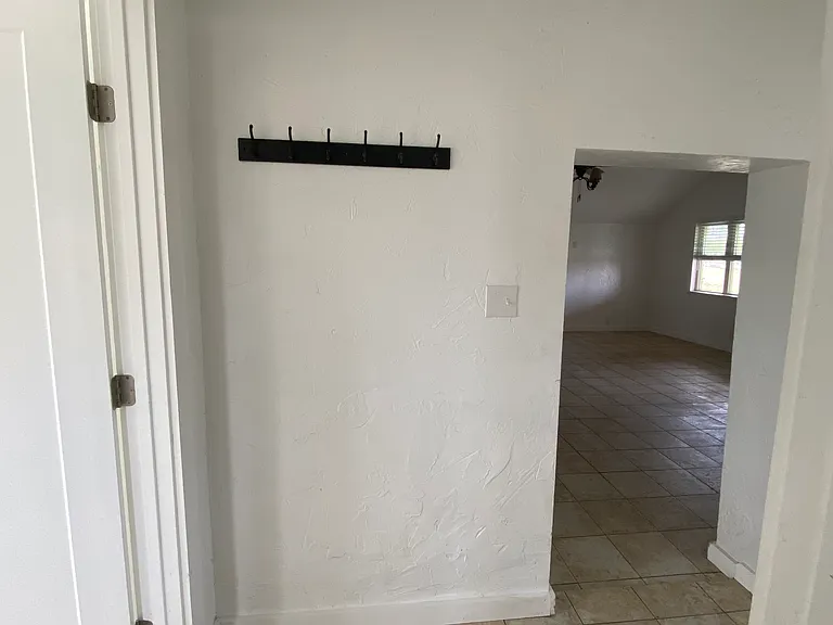 Going back into the open concept living area, you will have extra hooks for decorative or functional uses