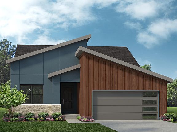 Elevation E - Optional Includes stucco finish. Garage door style is optional.
