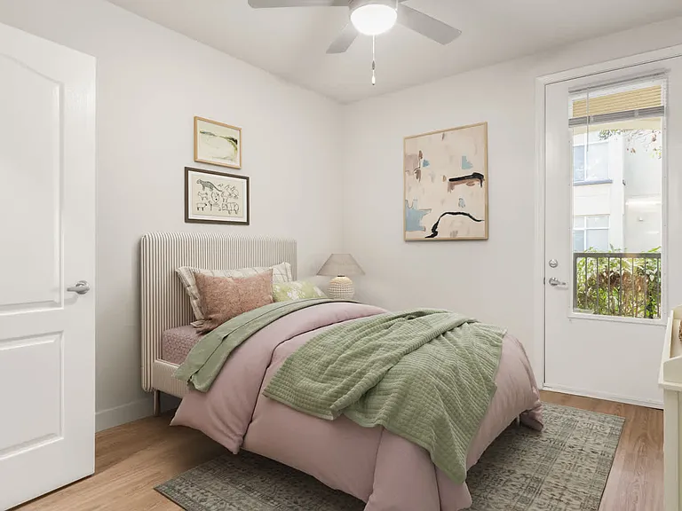 Bedroom with Hard Surface Flooring