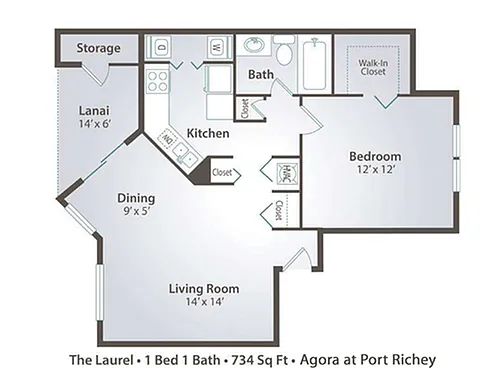 Floor plan The Laurel