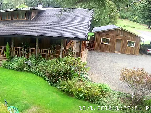 Sec camera view of house