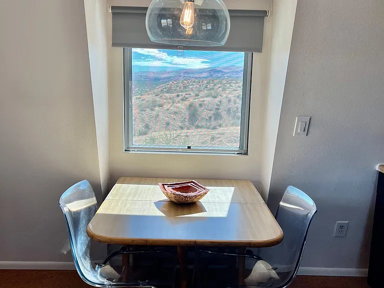 Upstairs dining area