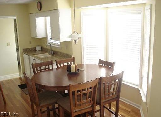 Eat-in area of kitchen (this photo is several years old and provided only to give an idea of layout)